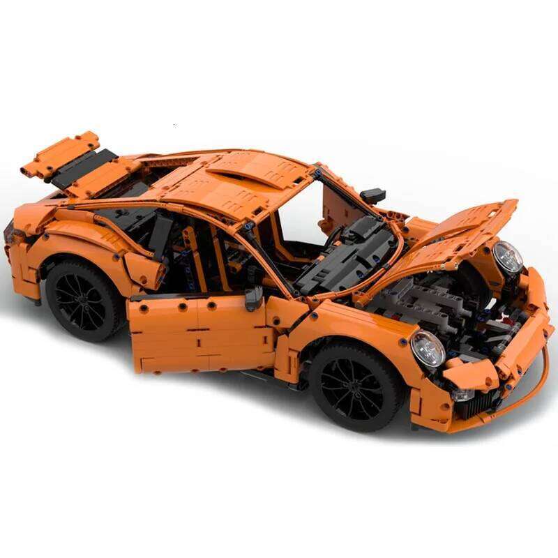 New MOC-40207 GT Supercar Racing Car Vehicle Sport Model Fit Building Blocks DIY Kid Educational Toys Birthdays Gifts Z260306