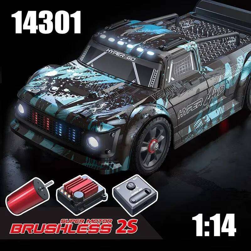 Hyper Go MJX 14301 14302 14303 1/14 4WD 65km/h Brushless 2.4G Remote Control Car Off-road High Speed RC Cars Truck Toy C260305