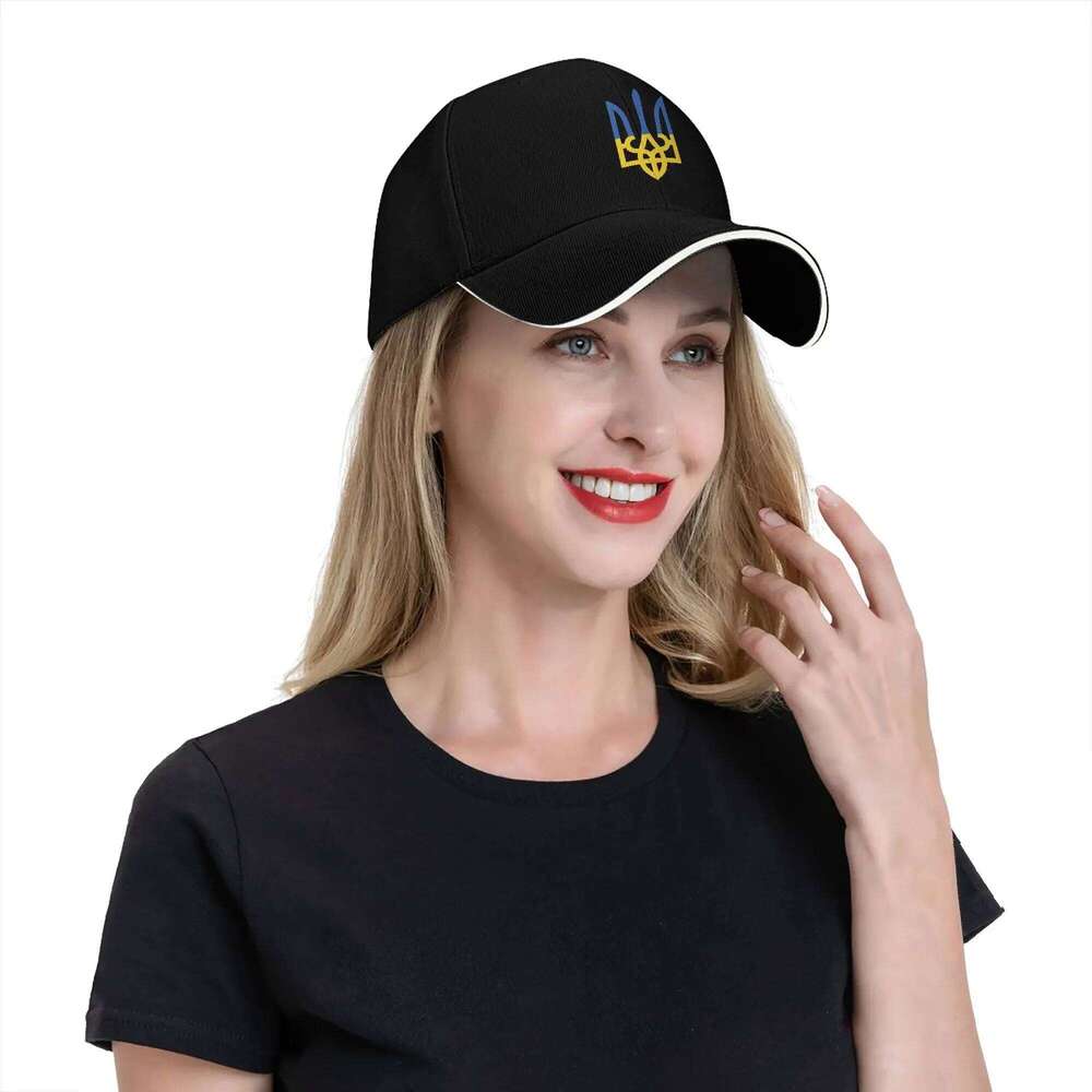 Women Men Tryzub Ukrainian Ukraine Outdoor Hat Spring Trucker New Baseball Cap 2024 Sunscreen Hats Y260304