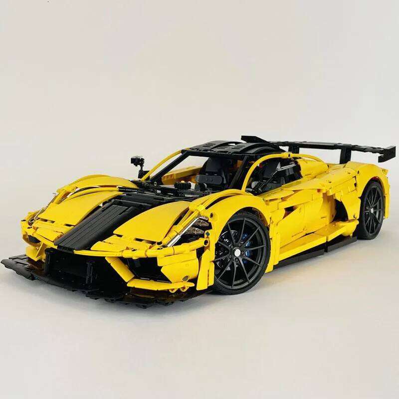 NEW MOC-213723 Venom F5 Revolution Scale 1:8 Technologys Building Block Hypercar Super Car Assembly Toys Model Birthday Gifts Z260305