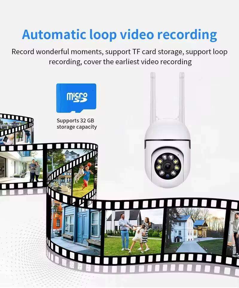 8MP Wifi IP Wireless Security Surveillance PTZ Camera 4X Zoom Cameras Tracking Two-way Audio HD Night Color Cam 26W0306