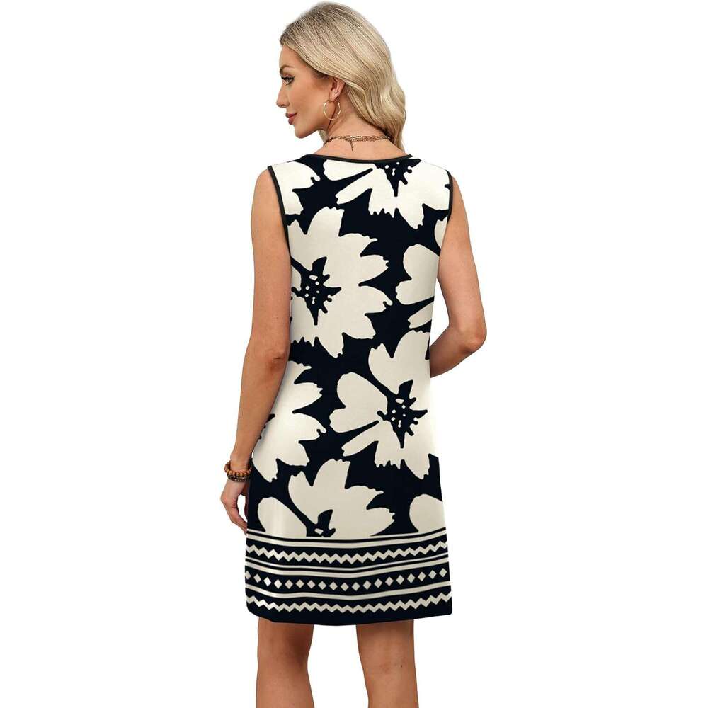 Summer Dresses for Designer Women 2026 Beach Vacation Spring Fashion Lace Mini Tank Dress with Pockets