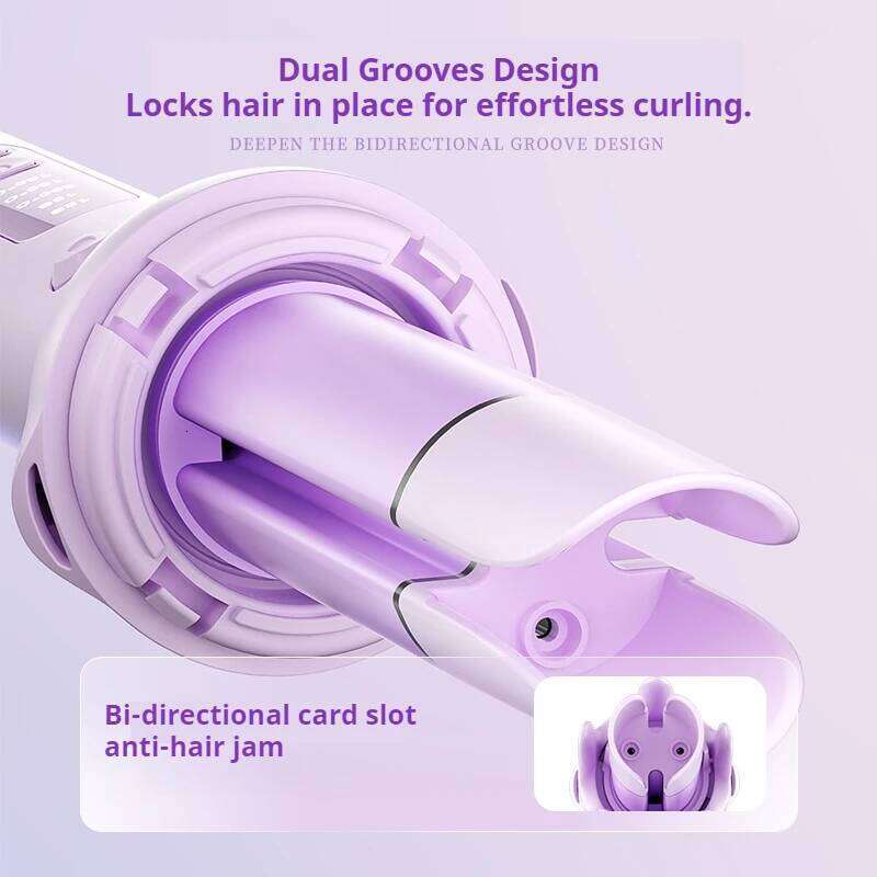 Automatic Iron 4 in 1 Styler 32MM Curling Wand with Negative Ion Auto Rotating Hair Curler for Waves Straightening 26Y0306