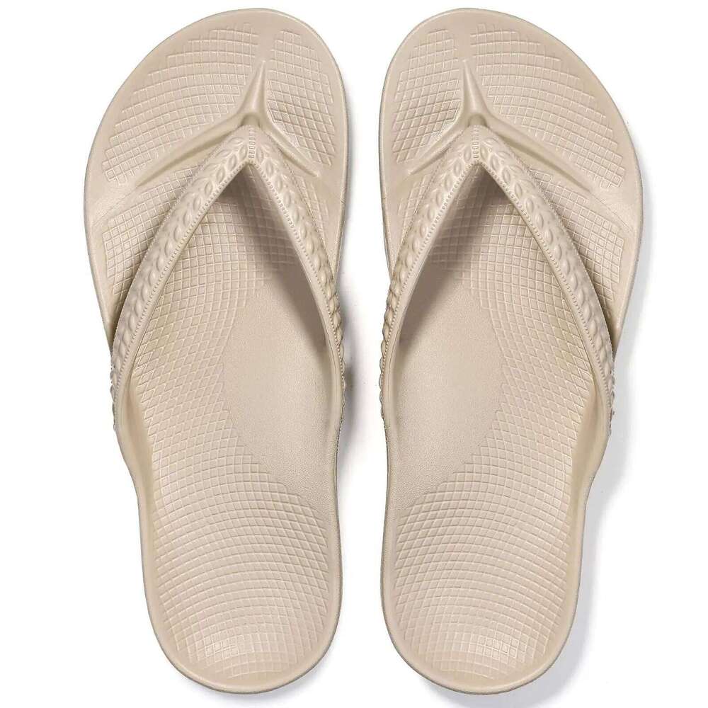 Litfun Women's New Flip Flops With Arch Support Outdoor Non-slip Men Beach Sandals Comfort House Slippers For Plantar Fasciitis