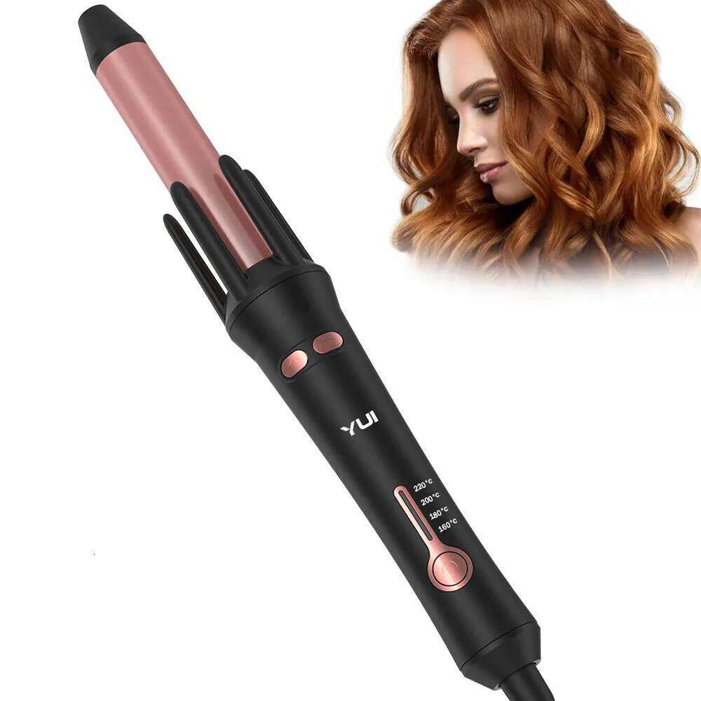 Auto Rotating Ceramic Automatic Styling Tool Iron Curling Wand Air Spin and Curl Curler Hair Waver 26Y0305