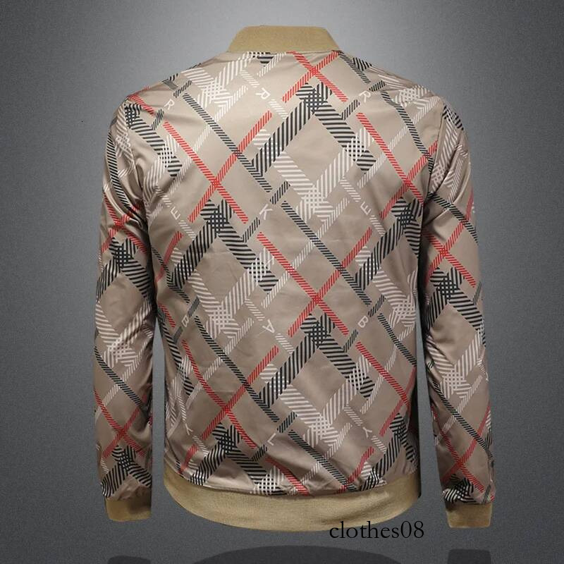Double-Sided Wear Baseball Collar Jaet Men's Casual Top 2025 Autumn Faion Slim Fit Youthful Embroidery Outerwear