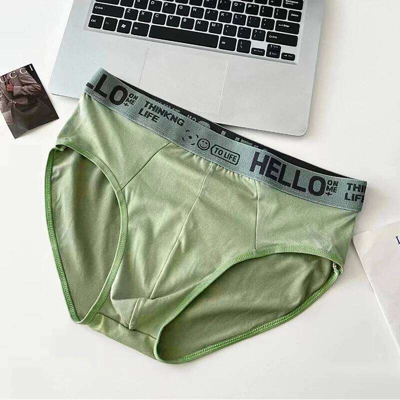 3Pcs/Lot Men's Underpants Soft Sports Personality Boxers Breathable Large Size Panties Briefs for Men Underwears