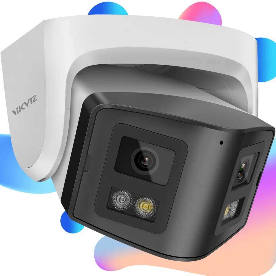 Hikvision-Compatibele 4K 8mp ColorVu 170 Binocular Panoramische IP Md2.0 Tweerich tingsges prekken Thuis CCTV Camera 26W0306