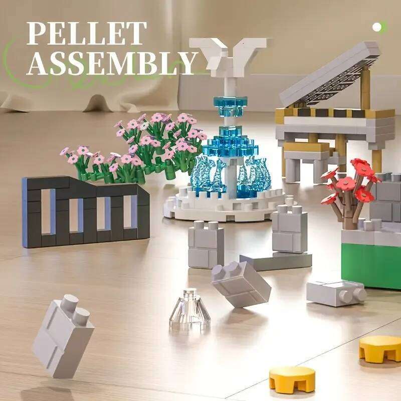 3688 Piece Garden Square Assembly Set Christmas Birthday Gift Difficult Home Decoration Toys Suitable for Adults Z260305
