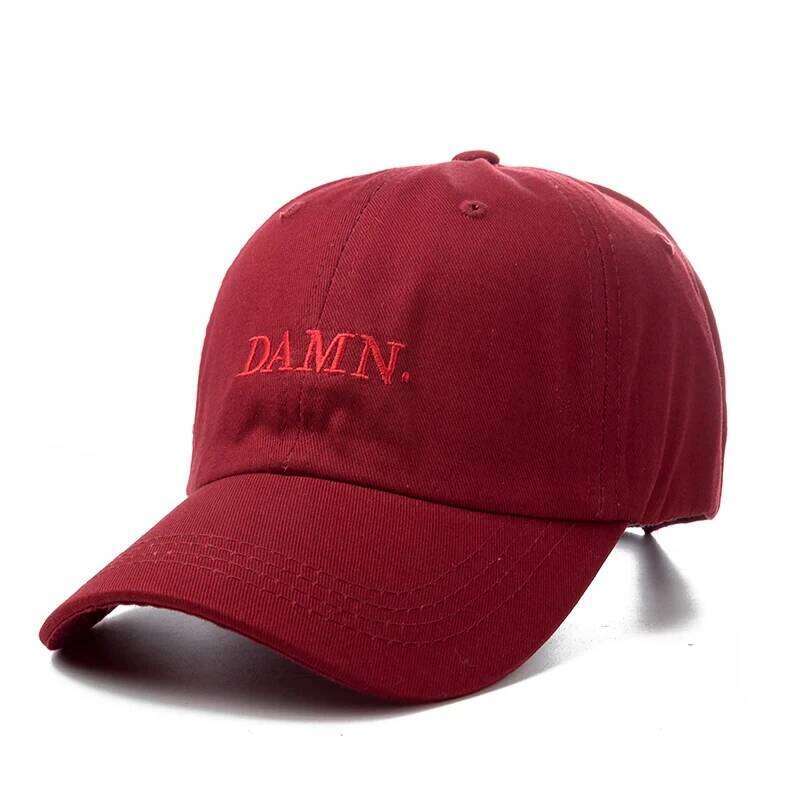 DAMN-Embroidered Hats for Men and Women, Hip Hop, ShinCharacter Lamar, Unstructured , Baseball Cap. Y260304