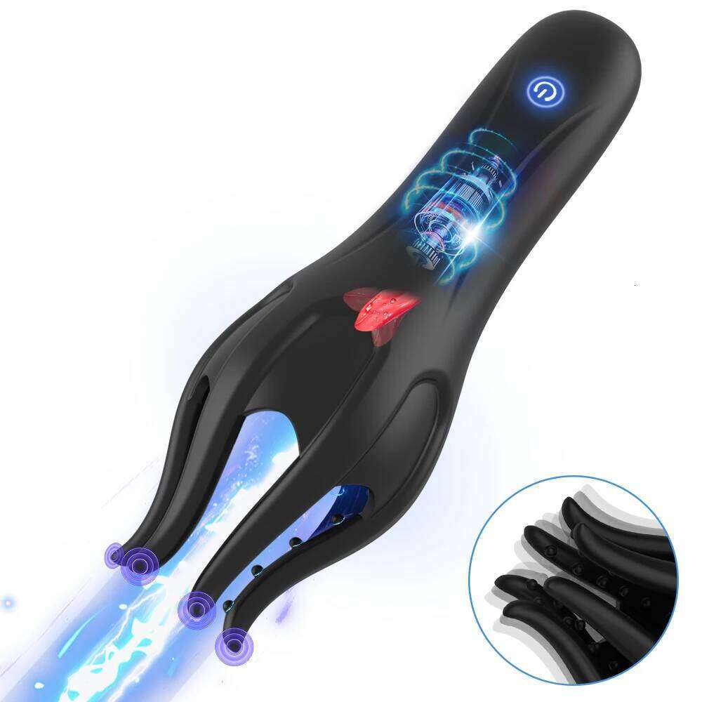 Masturbator Vibrator For Men Vibrating Tongue Licking Oral Blowjob Lasting Delay Endurance Training Male Sex Toys Adult 18+ W260305