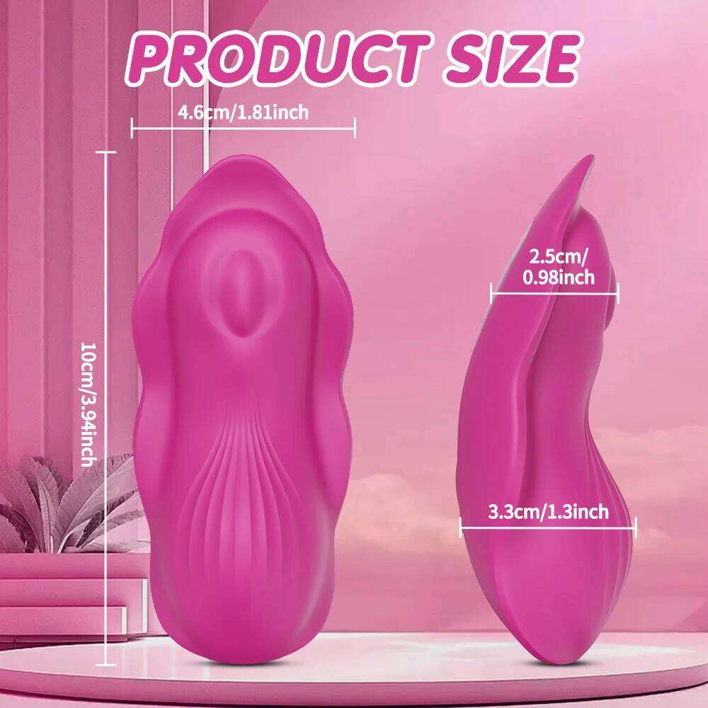 Clitoris Clit Stimulator Wearable Vibrator Female Masturbation Panties Vibrating Sex Toys for Adults W260305