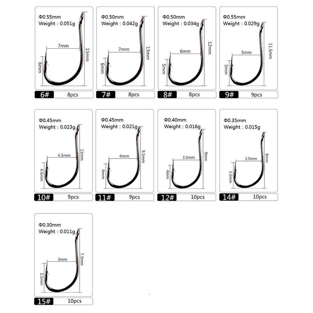 FTK TOKYO SODE Hooks From Japan Barbed Eyed Ringed 8-10 /Pack Size 6-15# Fly accessories For Carp Fishing S260305
