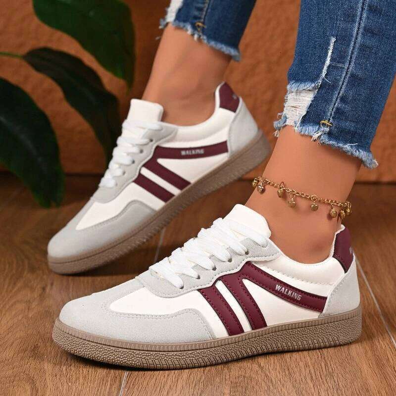 2026 Spring Autumn New Women's Wear resistant and Comfortable Sports Fashion Lace up Low cut Casual Shoes