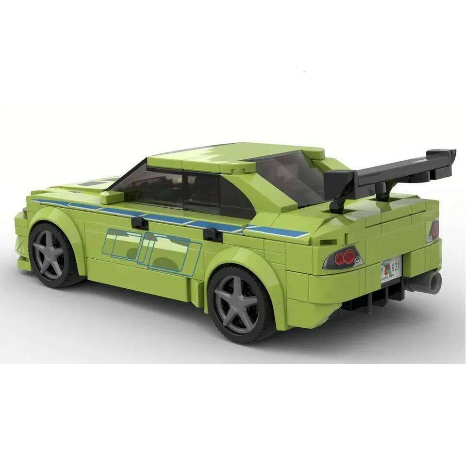 285PCS MOC Champion series Lancer Evolution VII Building Blocks Assembly Model Classic racing toy brick Children's birthday gift Z260306