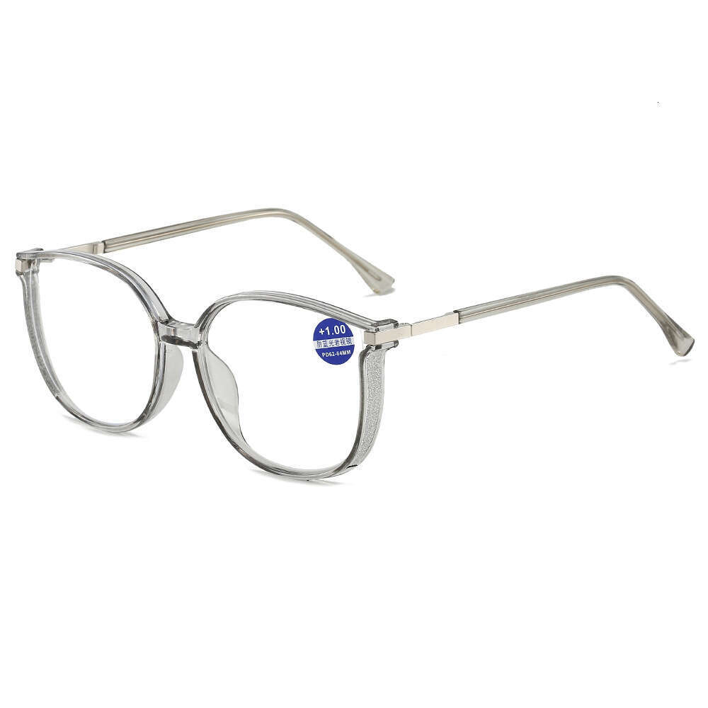 New Anti-Blue Light Reading Glasses Women Fashion Large Frame Comfortable Lightweight Eyewear Liuyuemoshang