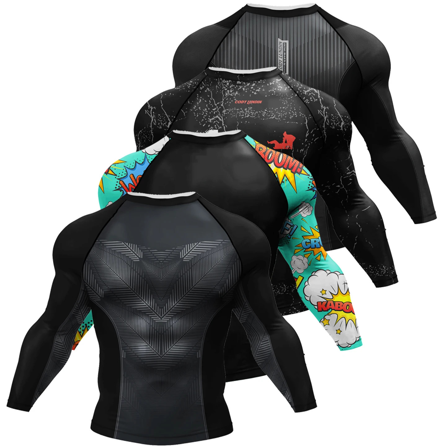 UPF 50 Rashguard Mens Surfing TShirt Quick Dry UV Protection Breathable Long Sleeve Beach Surf Wear Fitness Running Shirt 260302