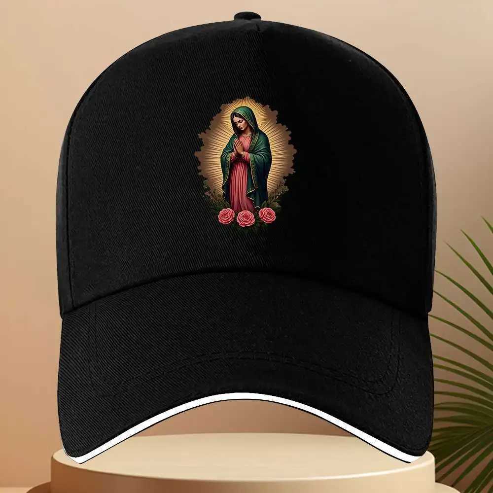 Our Lady of Guadalupe Baseball Cap Religious Print Polyester Casual Sport Hat for Unisex Adults Unisex S260306
