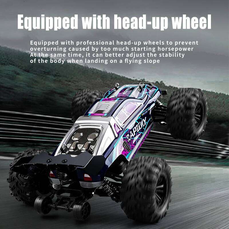 50KM/H RC Car With LED Lights 2.4G Radio Remote Cars Buggy Off-Road Control Trucks Boys Toy for Children VS WLtoy 144001 C260305