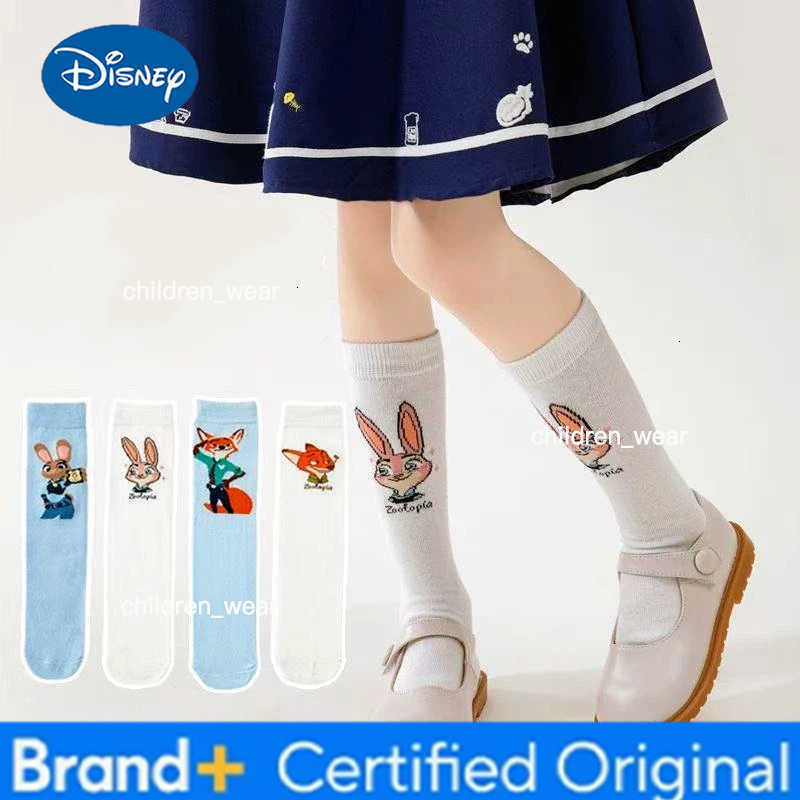 Disney Zootopia Stocking Cartoon Anime Judy Officer Fox Nick Stocking Neutral Cosplay Adult Stocking Toy Children Birthday Gift H260306