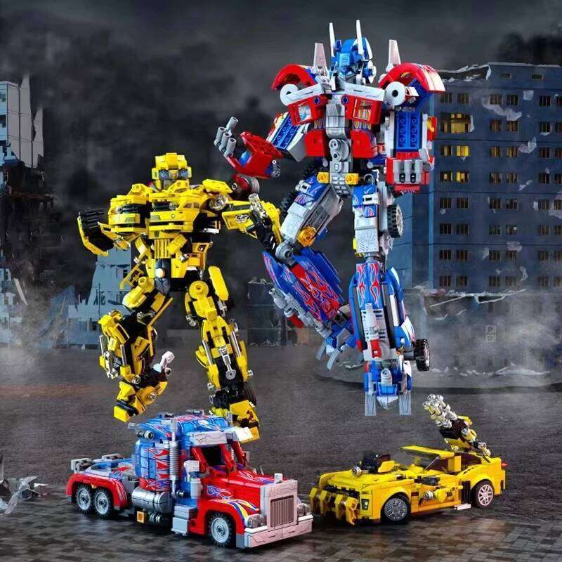 TOYLINX Deformation Robot 2 in 1 Mecha Building Blocks Sets Bricks kit Transform Cars Birthday Toys Kids Children Gifts for Boys Z260305