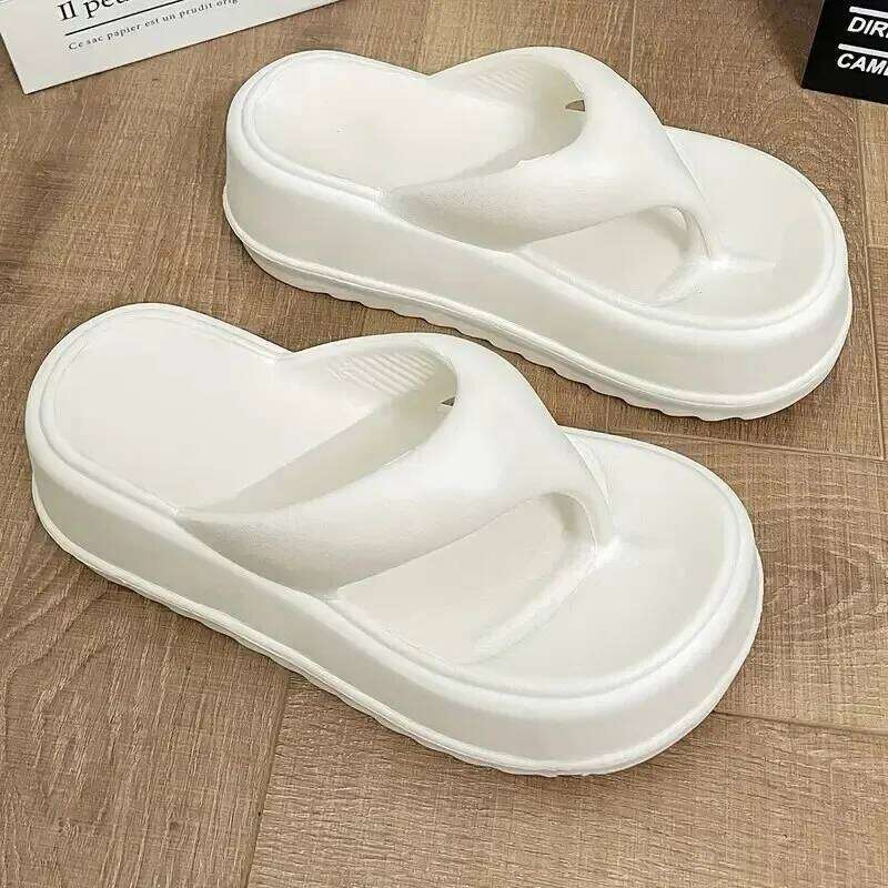 Litfun Female Summer Flats Slippers Casual Soft Thick Sole Eva Flip Flops Non-slip Beach Sandals Comfort Home Slides For Women
