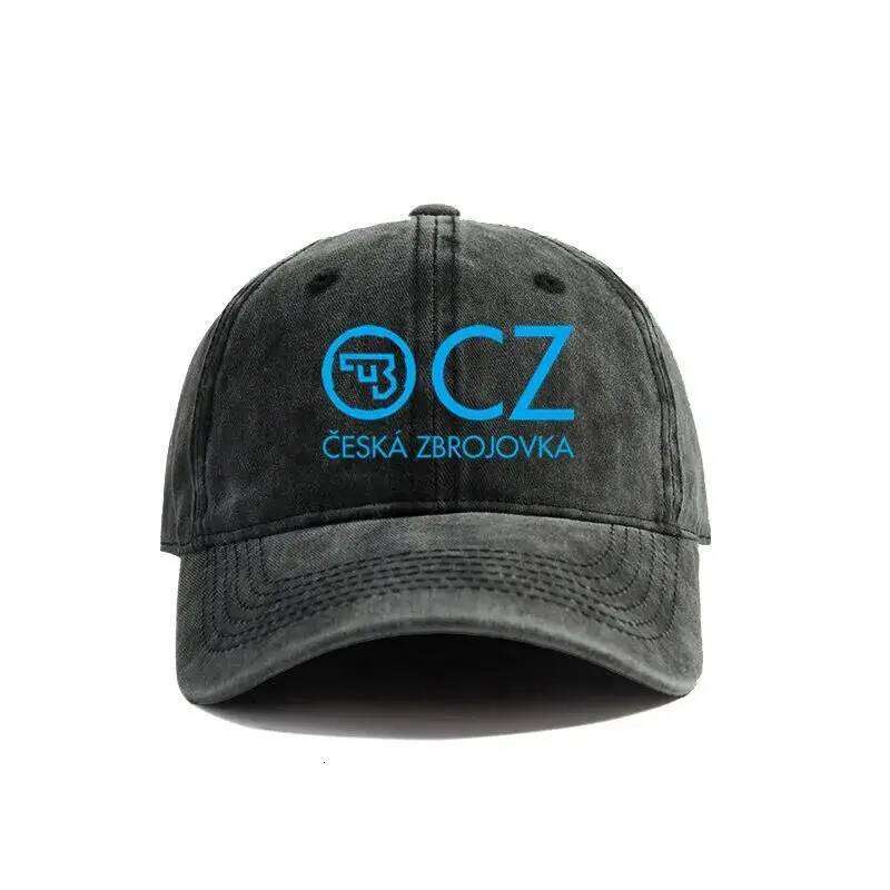 2025 Ceska Zbrojovka Baseball Caps Distressed CZ Firearms Cap Men Women Retro Outdoor Summer Adjustable Hats Fashion Y260304