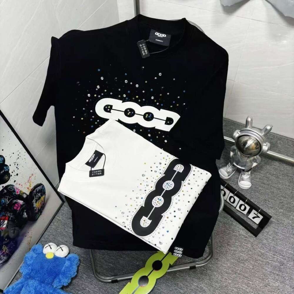 320G Heavyweight Colorful Candy Light Luxury Fashion Unisex Printed Short Sleeve Couple's Versatile T-Shirt
