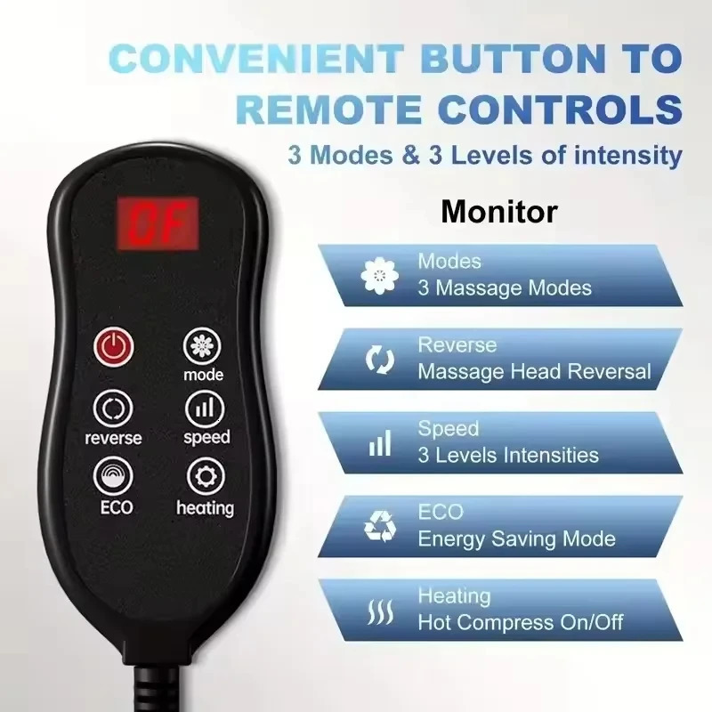 Large electric foot and leg massagers - Warm soles massage comfortable foot massage device 260304