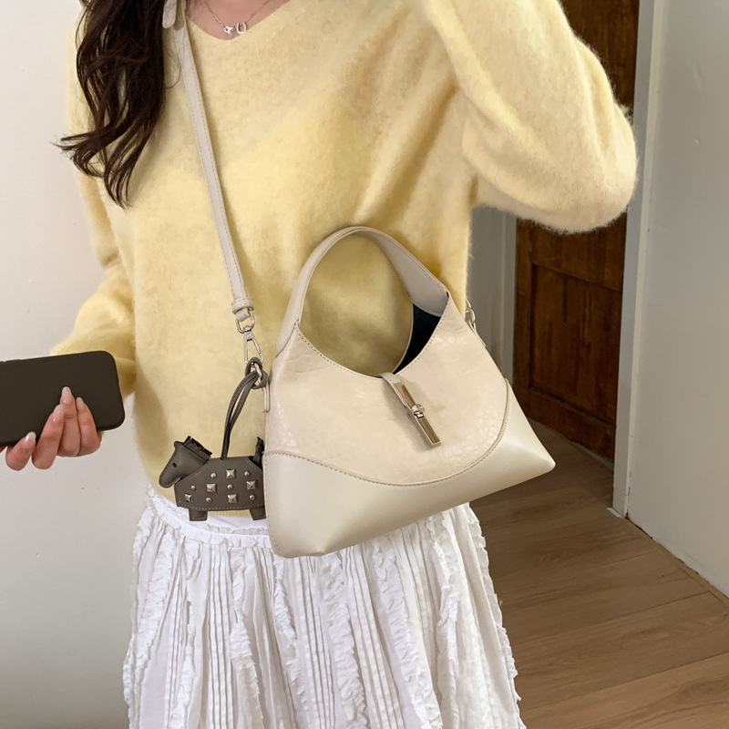Fashionable and exquisite niche design women's bag new dumpling bag can be used as a handbag shoulder bag crossbody bag designer bag