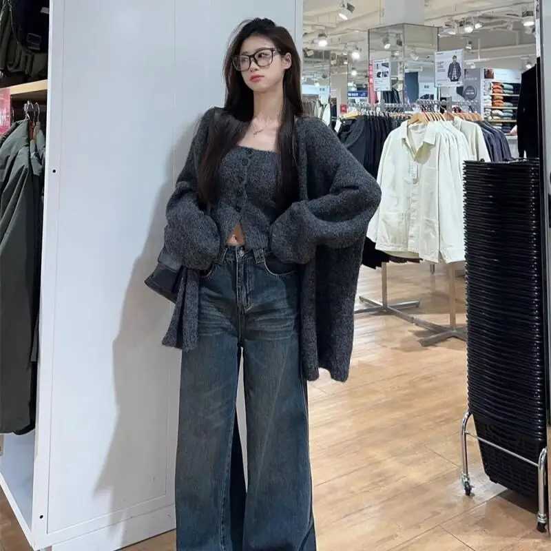 Leisure Daily Fresh Sweet Kawaii Commuting Cute Outdoor Womens Sweater Cardigan Leisure Light RETRO Classic Versatile M260306