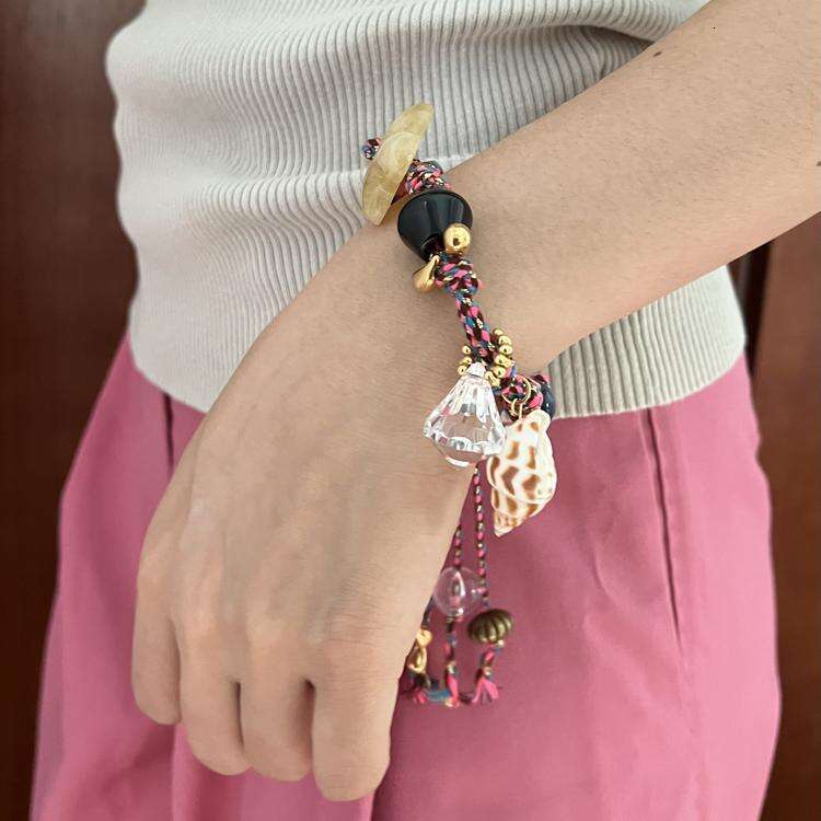Original Underwater Garden Niche Fun Cheerful Color Handmade Woven Bracelet