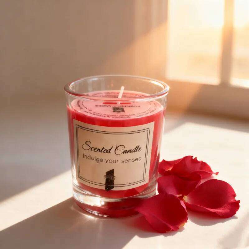 Premium Aromatherapy Candle Box: Handmade Glass Soy Wax Candle, Smokeless, Creative Design, Ideal Companion Gift W260304 W260305