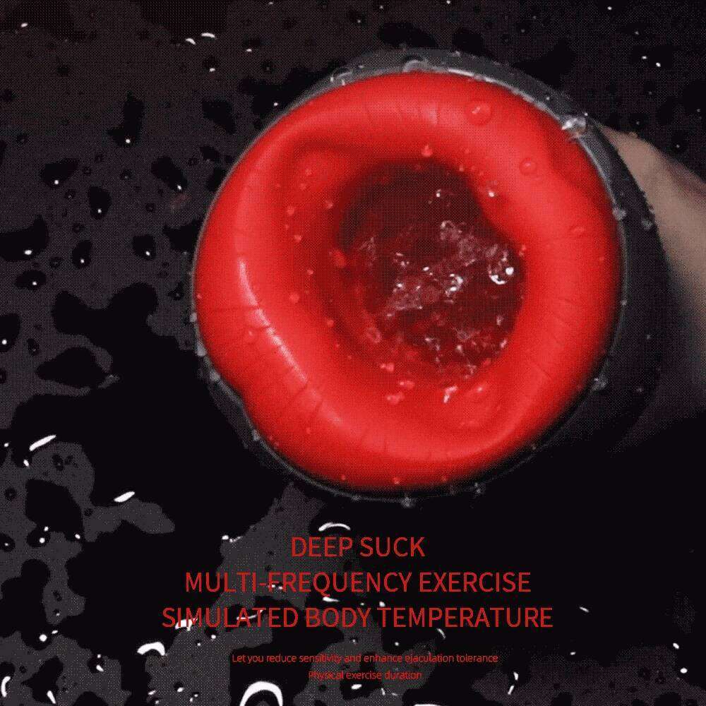 Sucking Masturbator Automatic Pussy Vagina Vibrator Male Sexmachine Heating Mouth Blowjob Masturbation Sex Toys for Men Adults W260305