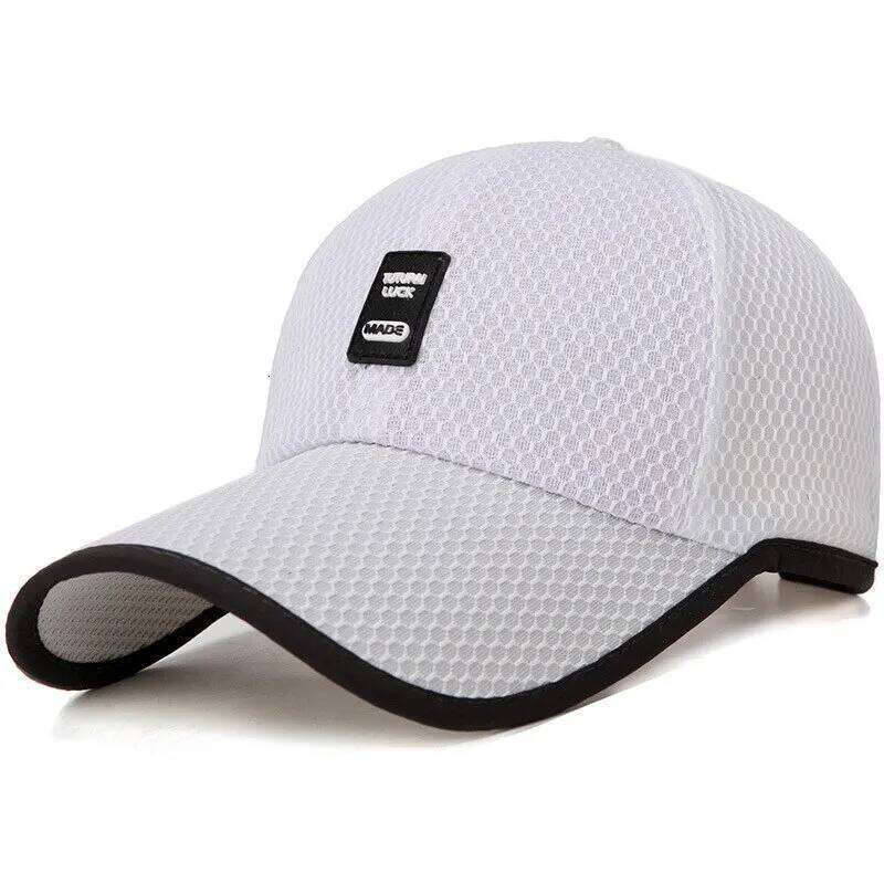 Hat Men Summer Korean Version Mesh Winning Baseball Sun Protection Shade Outdoor Sports Net Cap Y260304