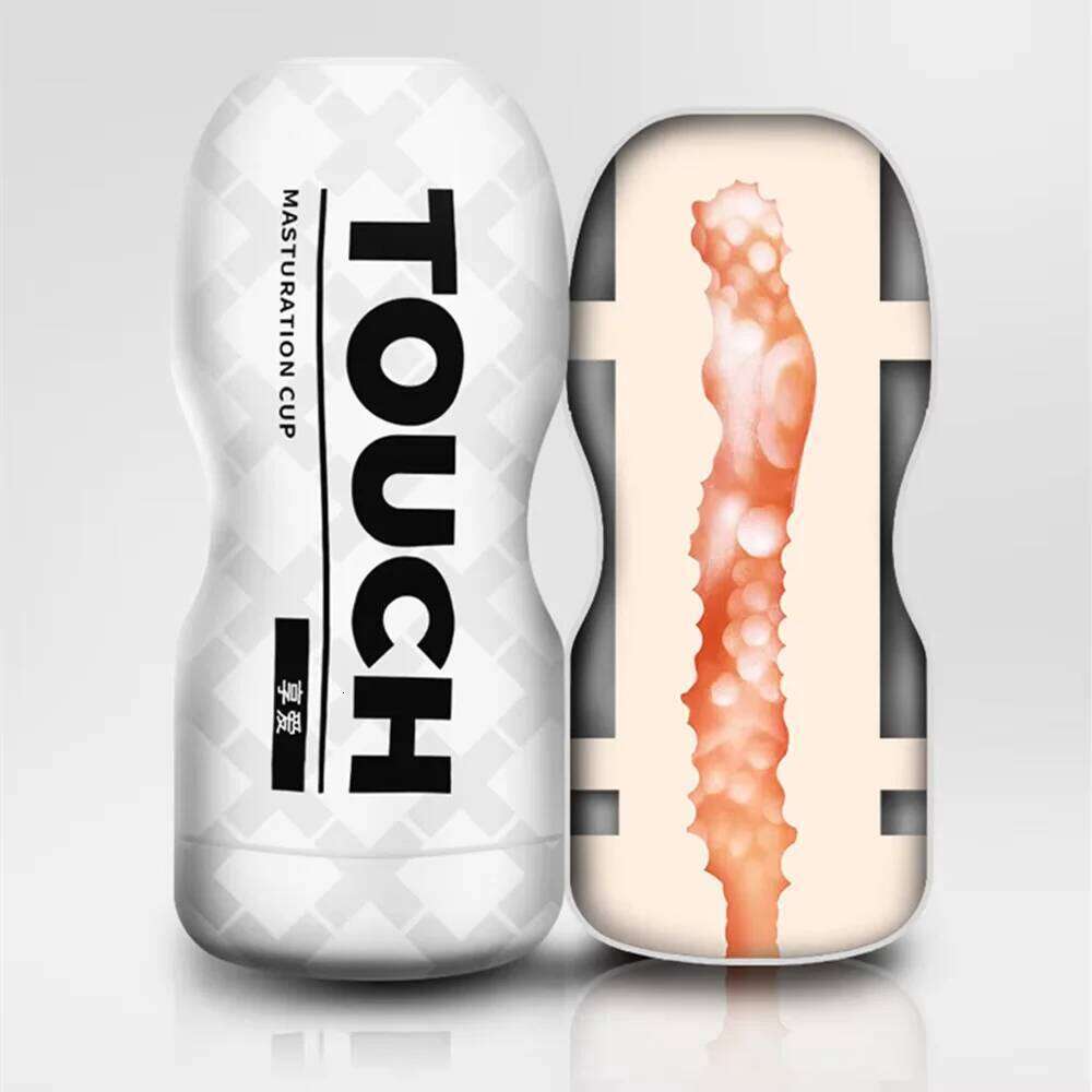 Masturbator Blowjobs Deep Throat Vacuum Sucking Soft Silicone Real Vagina Oral Penis Sex Toy for Men Masturbation Cup W260305