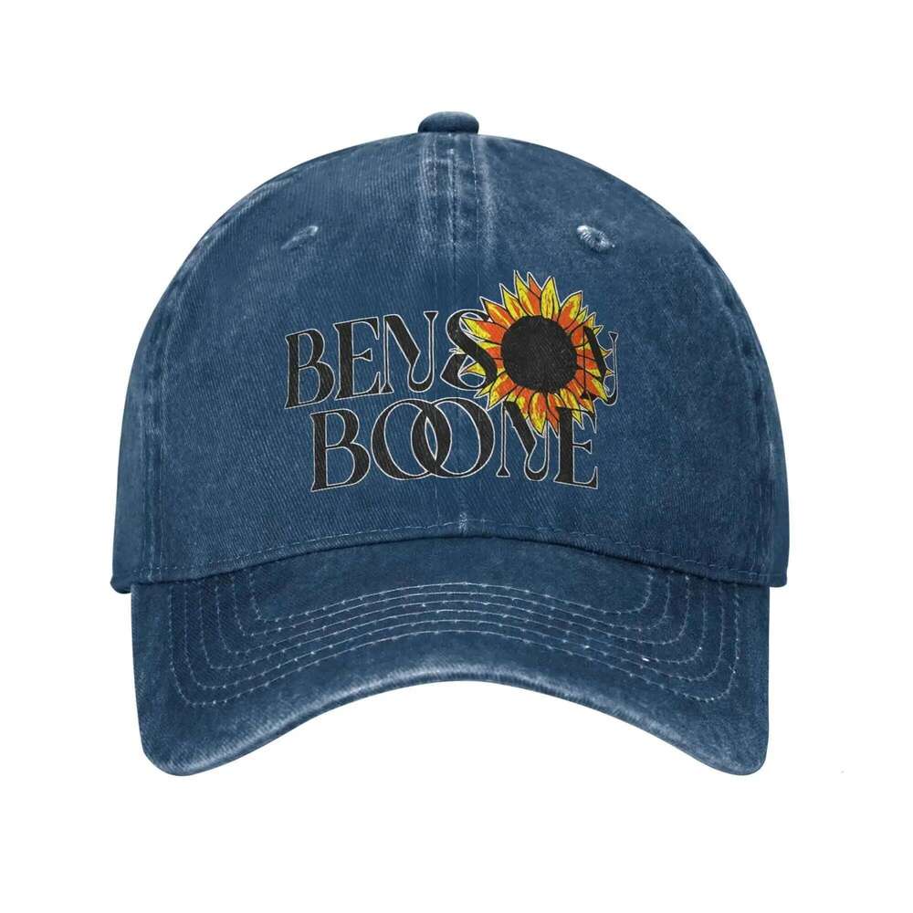 Benson Boone Baseball Caps Vintage Distressed Denim Headwear for Men Women Outdoor Running Adjustable Hats Cap Fashion Y260304