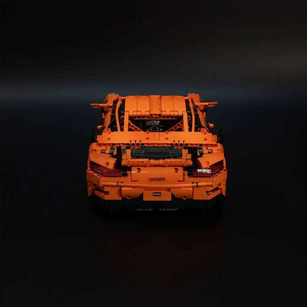 2704PCS Technical Orange GT3 RS Sport Car Building Blocks Supercar Assemble Bricks Vehicle Toy Gift For Children Adult Z260305