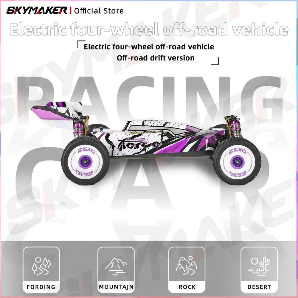 Wltoys RC 124018 124019 1/12 RTR 55km/h High Speed Remote Control 4WD Off-Road Climbing Racing Vehicle Car Toy for Boys Gift C260305