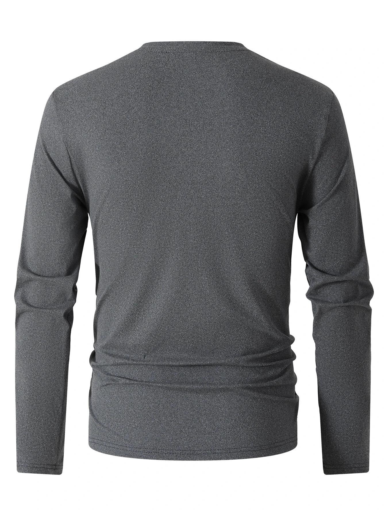 Spring Autumn Style Everyday Wear Outdoor Sports Fashion Trendy Versatile Color Block Vneck Long Sleeve Mens Top 260302