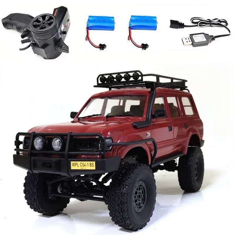 C54-1 RC C54 CAR LC80 Crawler Simulate Full Scale 260 Motor Off Road Climbing Monsterk WPL 4WD Kids Gift C260305