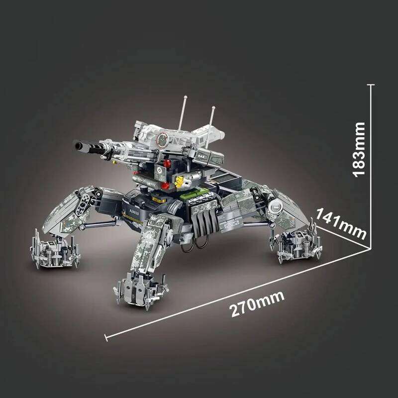 Wandering Earth A010 Mobile Military Building BlocksCrimson Toys Mecha Heavy Artillery Movable Model Adults Gifts 839pcs Z260306