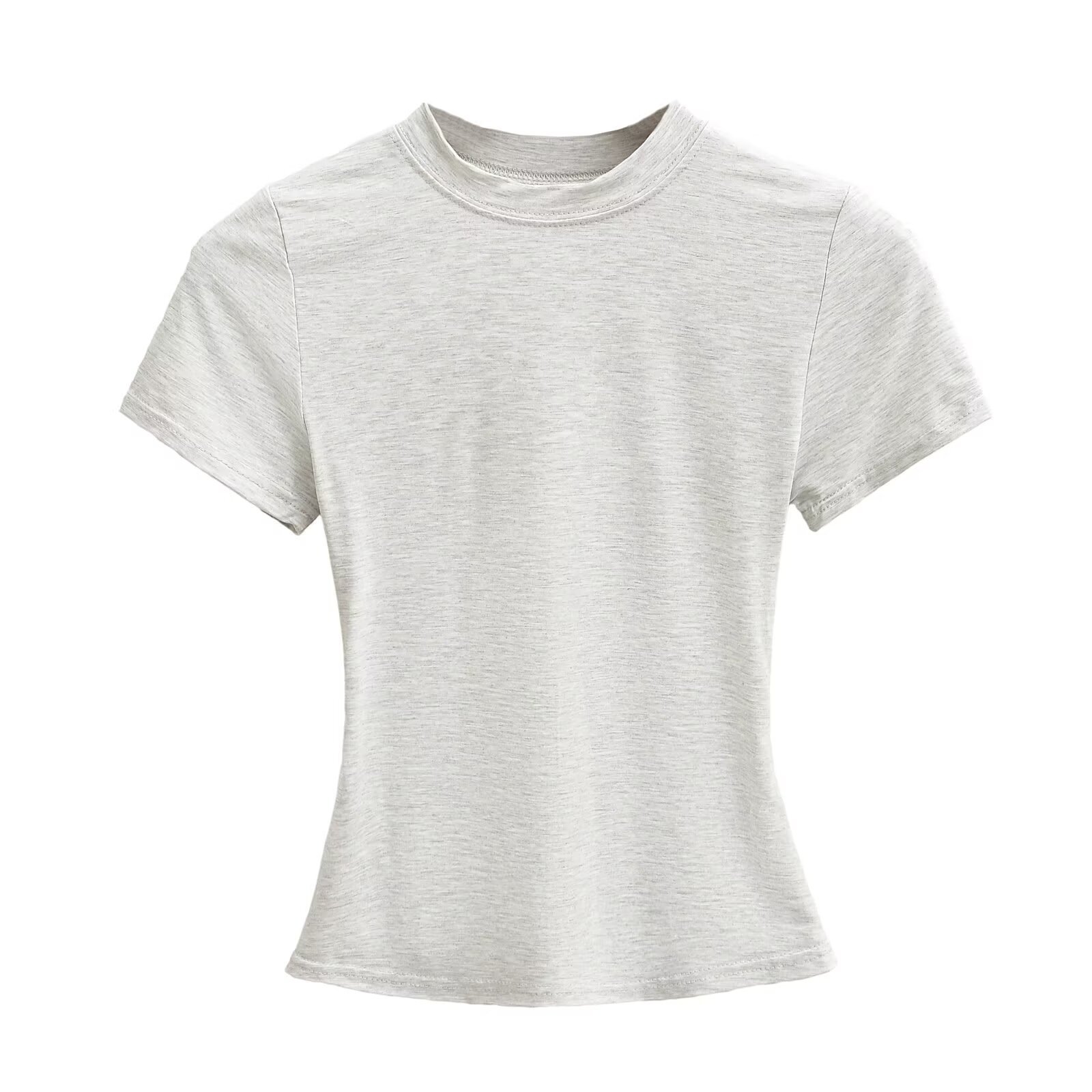 Women's T-Shirt 2026 New High Quality Casual T shirt Sexy Slim Short Sleeves Fashion Trend Solid Women Clothing y2k Tops