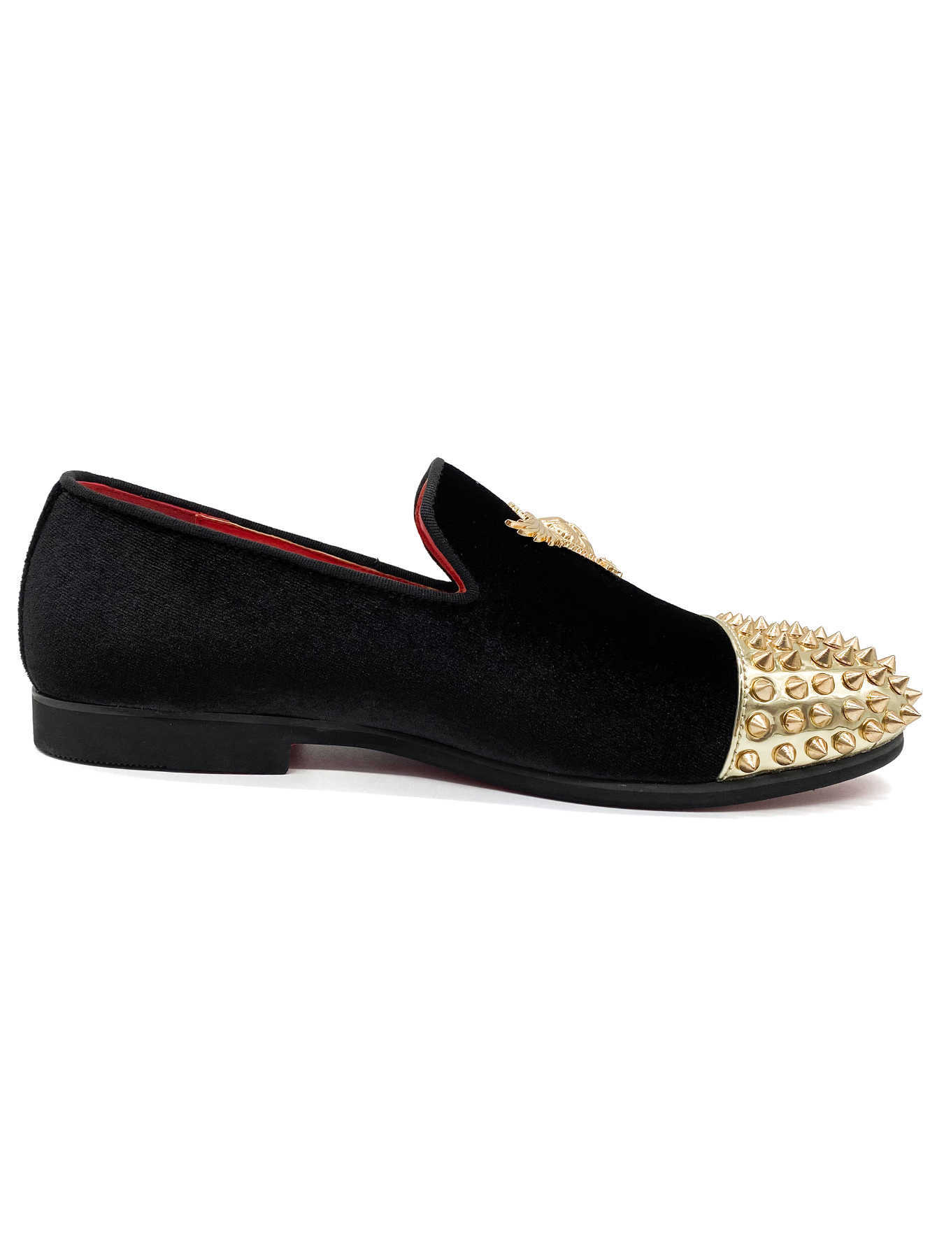 Nxy Brand Diamond-studded Splicing Designer gold Loafers In Loafer Interior Shoes Toe Smooth Upper Business Shoes Waxed Finishing Dress Shoes