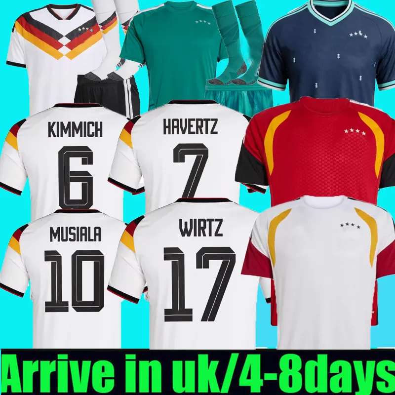 S-4XL 25 56 Year Anniversary Germany soccer jerseys WIRTZ PAVLOVIC WOLTEMADE KIMMICH Fans Player 2026 World Cup shirts Men Kids Kit Set