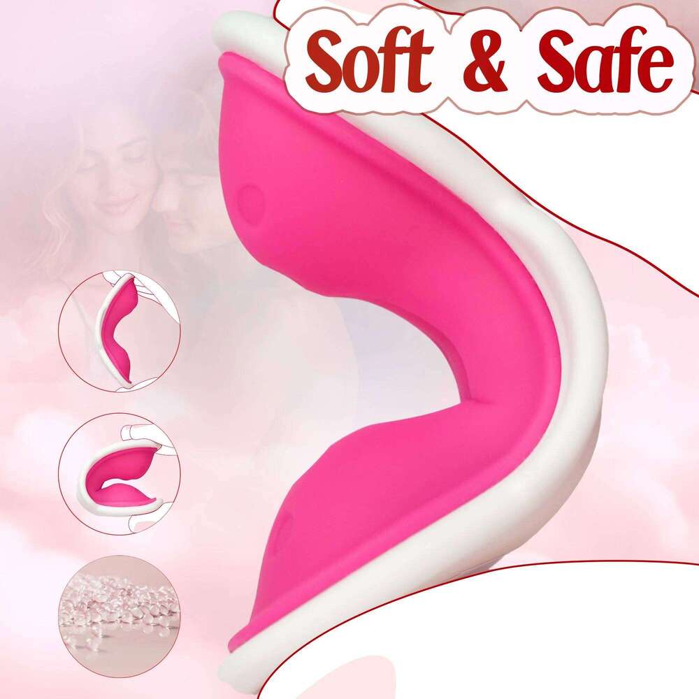 APP Remote Control Wearable Panties Clitoris Stimulator Female Maturbator Butterfly Vibrator Adults Sex Toys For Women W260305