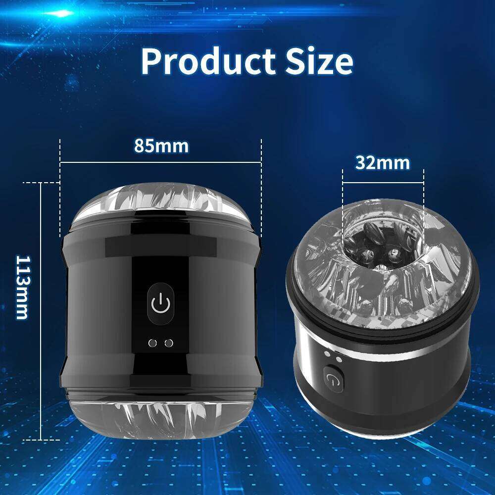 Automatic Masturbator Cup Open-Ended Pocket Pussy Sleeve Sex Toys for Male BlowJob Pleasure Penis Stroker Adult 18+ W260305