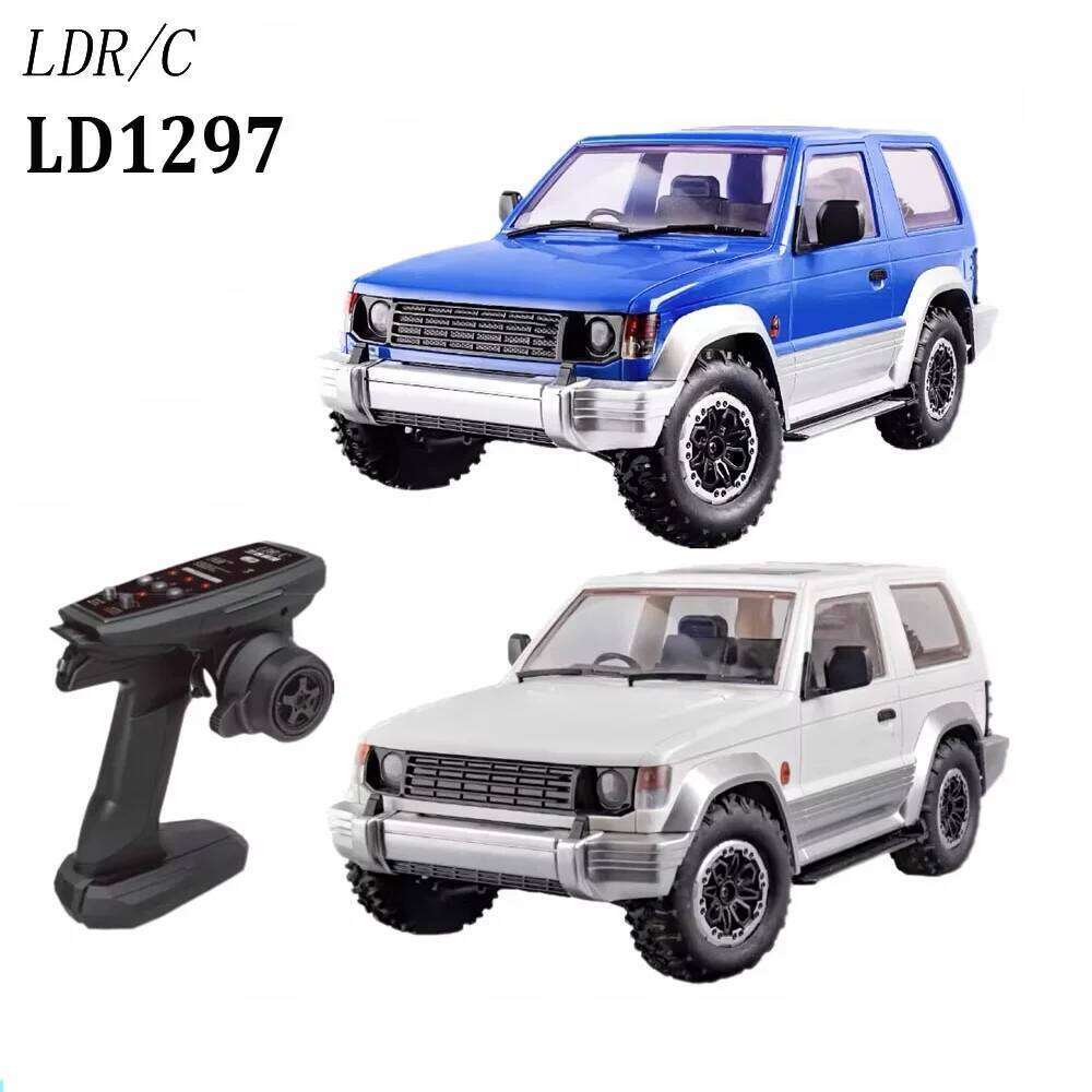 LDRC 1/14 LD1297 RC Remote Controlled With Lighting Variable Speed Car Four Wheel Drive Drift Racing Model Toy Boy Gift C260305