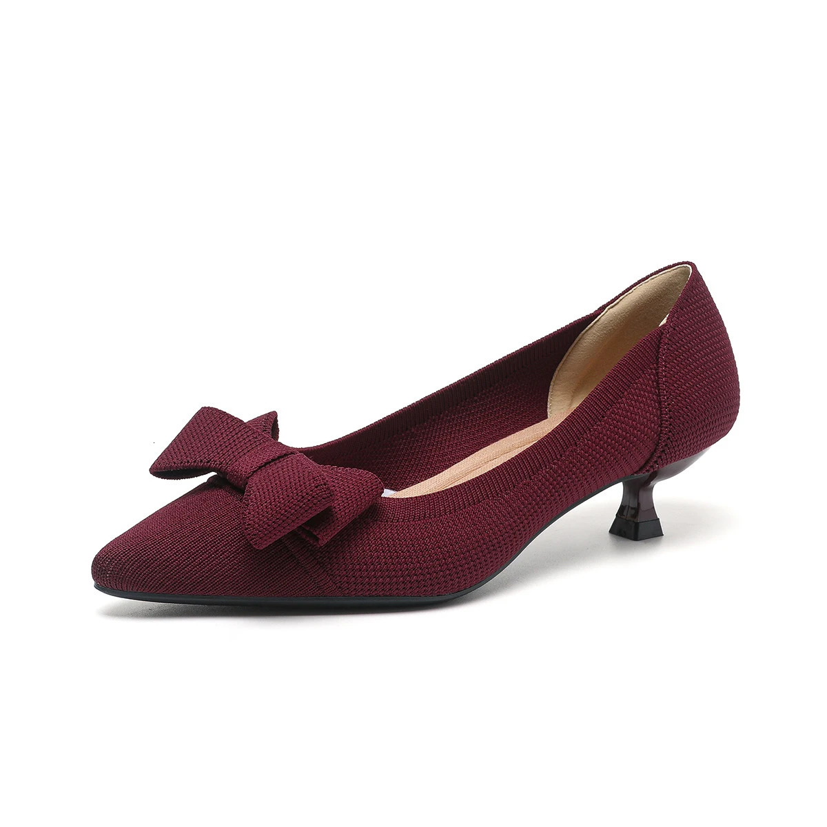 Kitten and womens shoes fly woven single shoes 260306