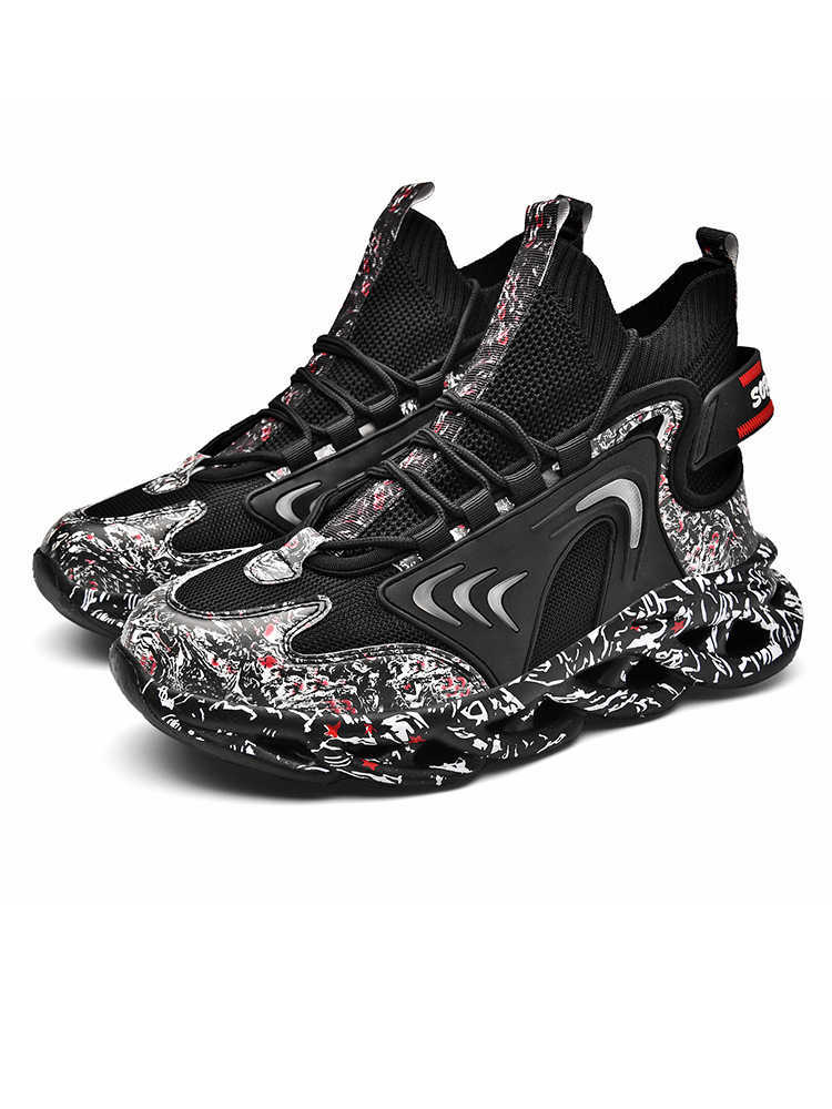 NXY Running Sports Shoes Brand High-top Athletic Mountaineering And Cycling Runs Men Black Men Young People Run Shoes